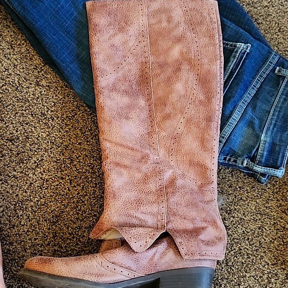 Not Rated boots, brown 10